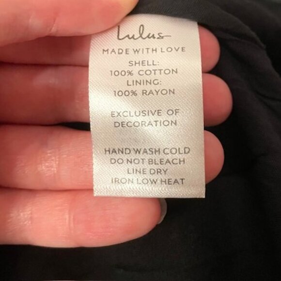 NWT Lulus Sweet At Heart Floral Embroidered Midi Skirt Black Small Eyelet - Picture 14 of 16